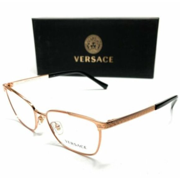 New Versace Women's Rose Gold Eyeglasses!
